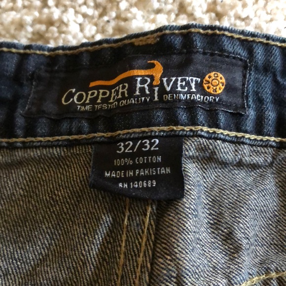 Copper Rivet Jeans Cooper Rivet Mens Distressed Jeans Poshmark